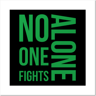 No one fights alone Posters and Art